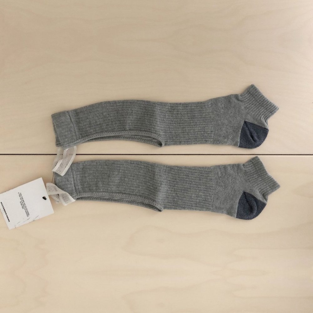 Alexander Wang Runway Cutout Socks Spring Summer 2010 in Grey